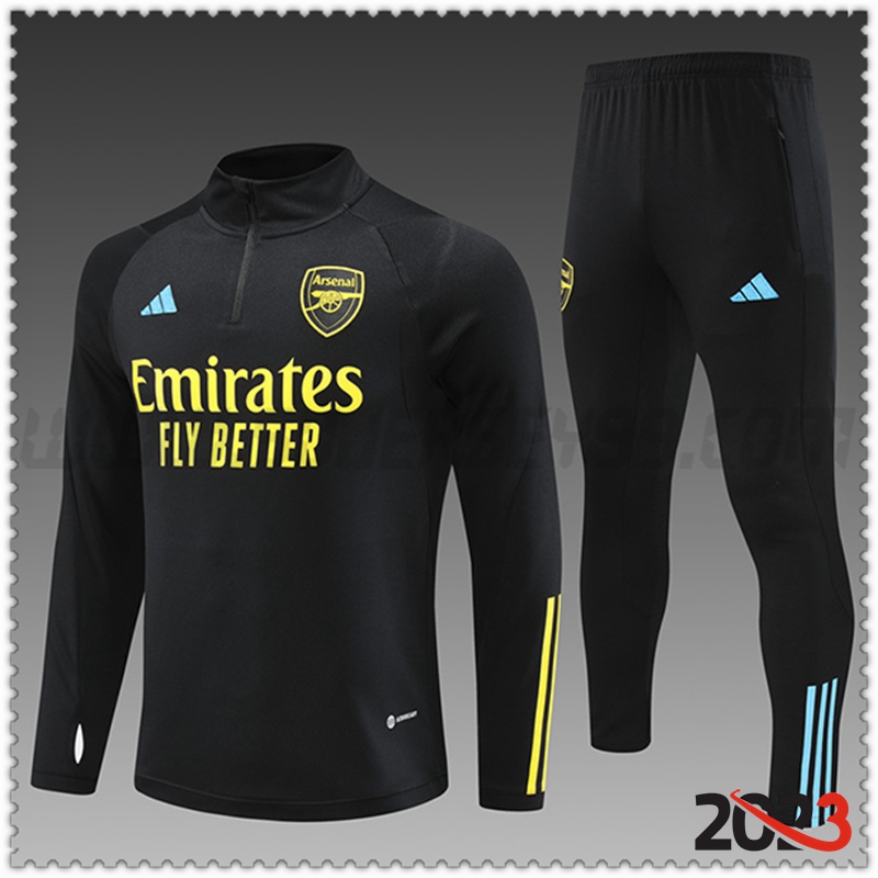 Chandal Futbol Arsenal Ninos Negro 2023 2024