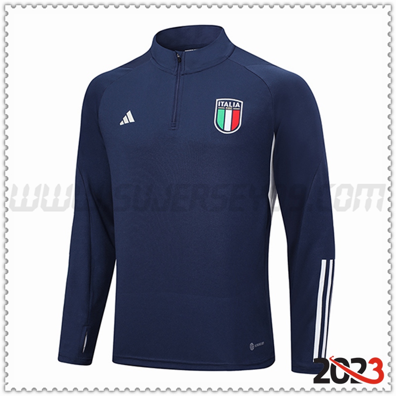 Sudadera Entrenamiento Italia Azul Marino 2023 2024