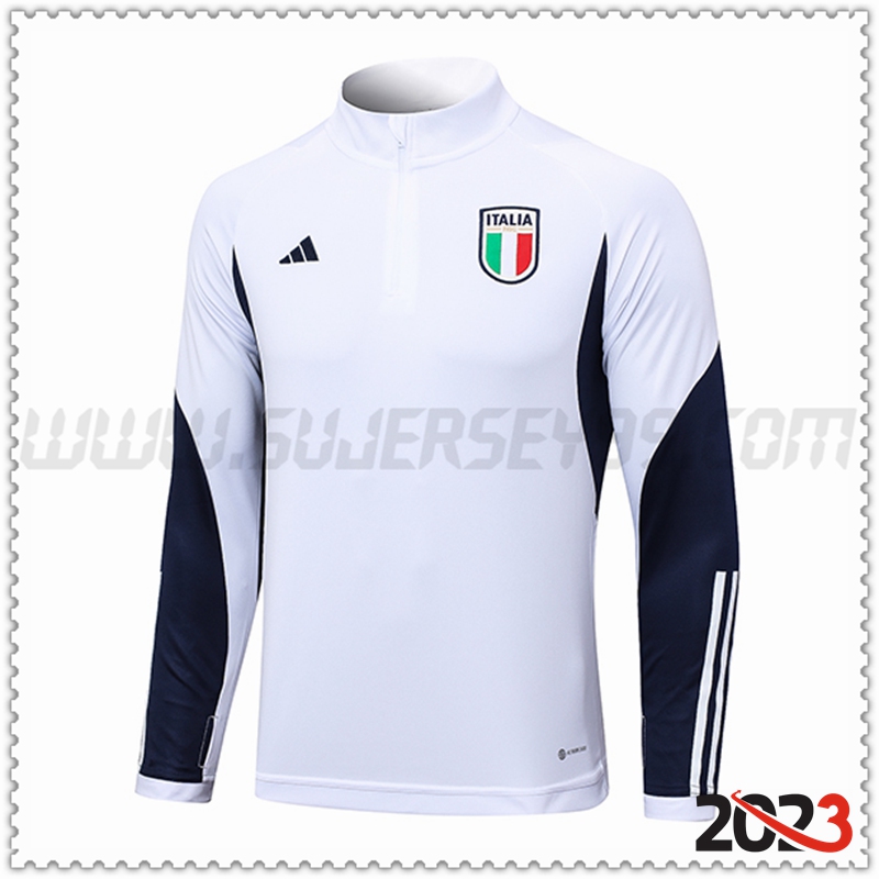 Sudadera Entrenamiento Italia Blanco 2023 2024