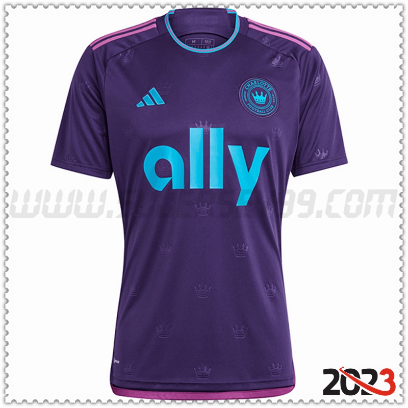 Segunda Camiseta Futbol Charlotte FC 2023 2024