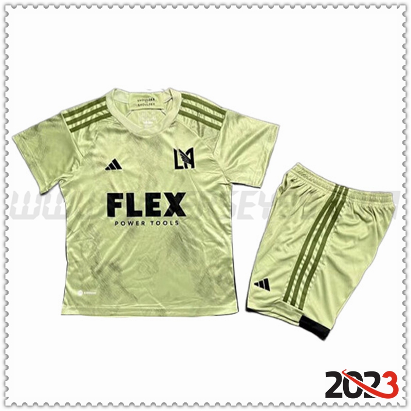 Segunda Equipacion del Los Angeles FC Ninos 2023 2024