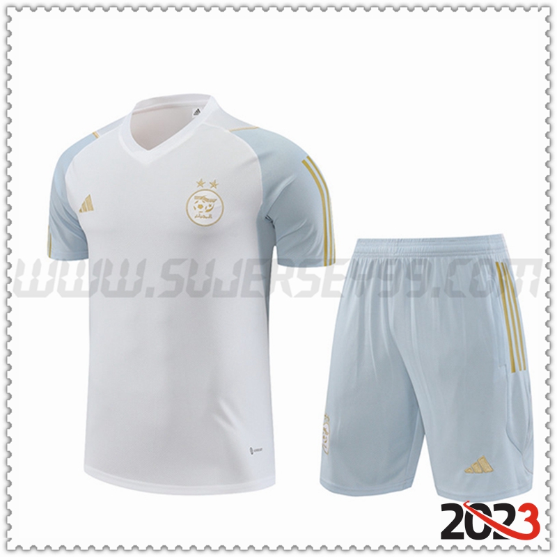 Camiseta Entrenamiento + Cortos Argelia Blanco 2023 2024