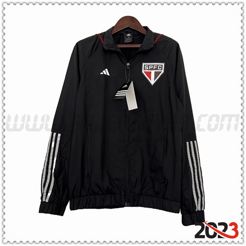 Rompevientos Sao Paulo FC Negro 2023 2024