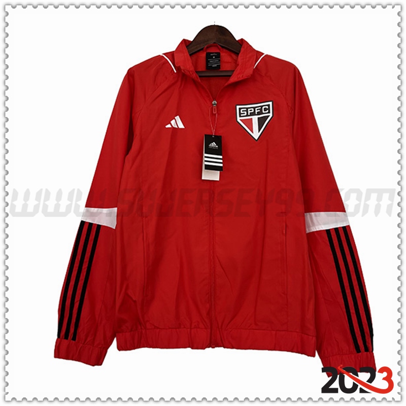 Rompevientos Sao Paulo FC Rojo 2023 2024