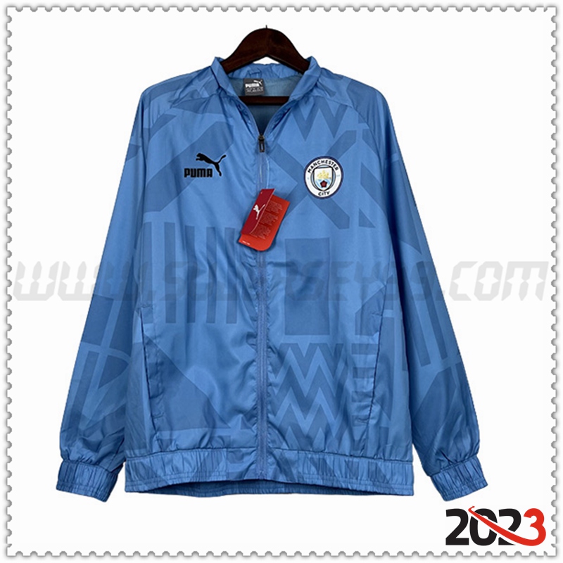 Rompevientos Manchester City Azul 2023 2024