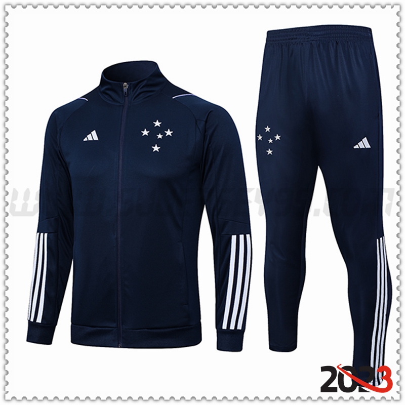 Chaqueta Chandal Futbol Cruzeiro EC Azul marino 2023 2024