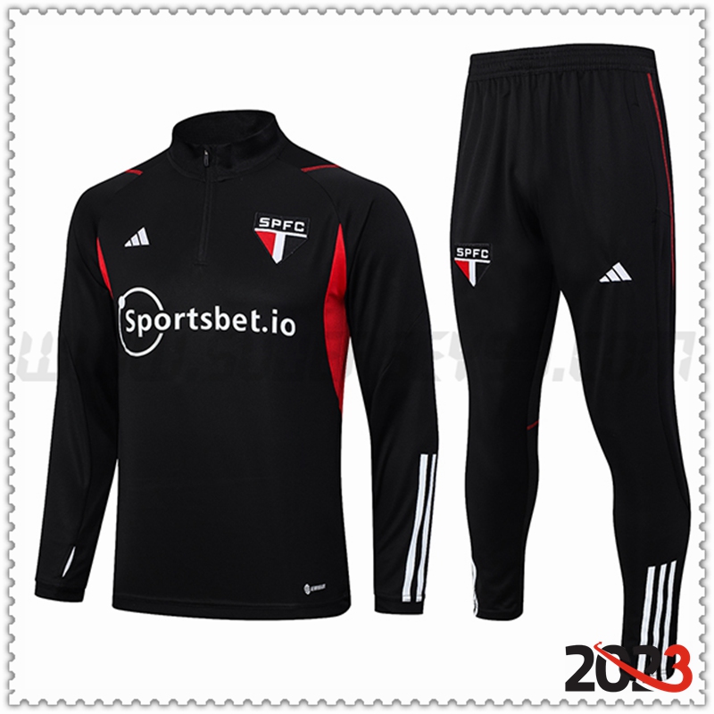 Chandal Futbol Sao Paulo FC Negro 2023 2024