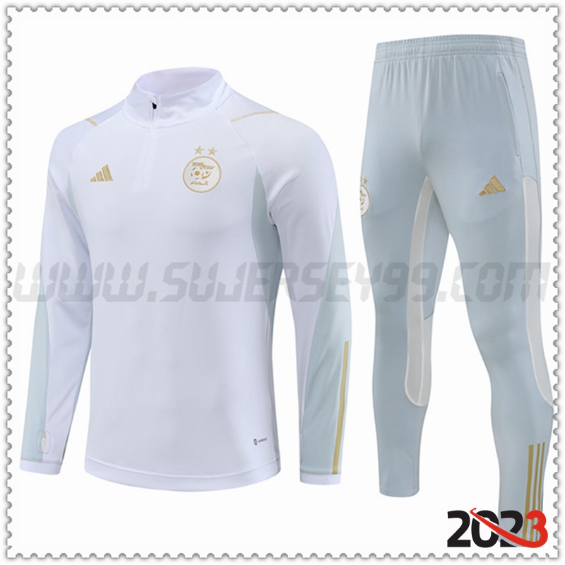 Chandal Futbol Argelia Blanco 2023 2024