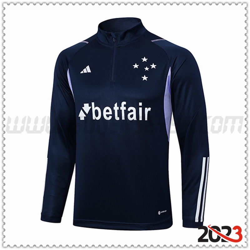 Sudadera Entrenamiento Cruzeiro EC Azul marino 2023 2024