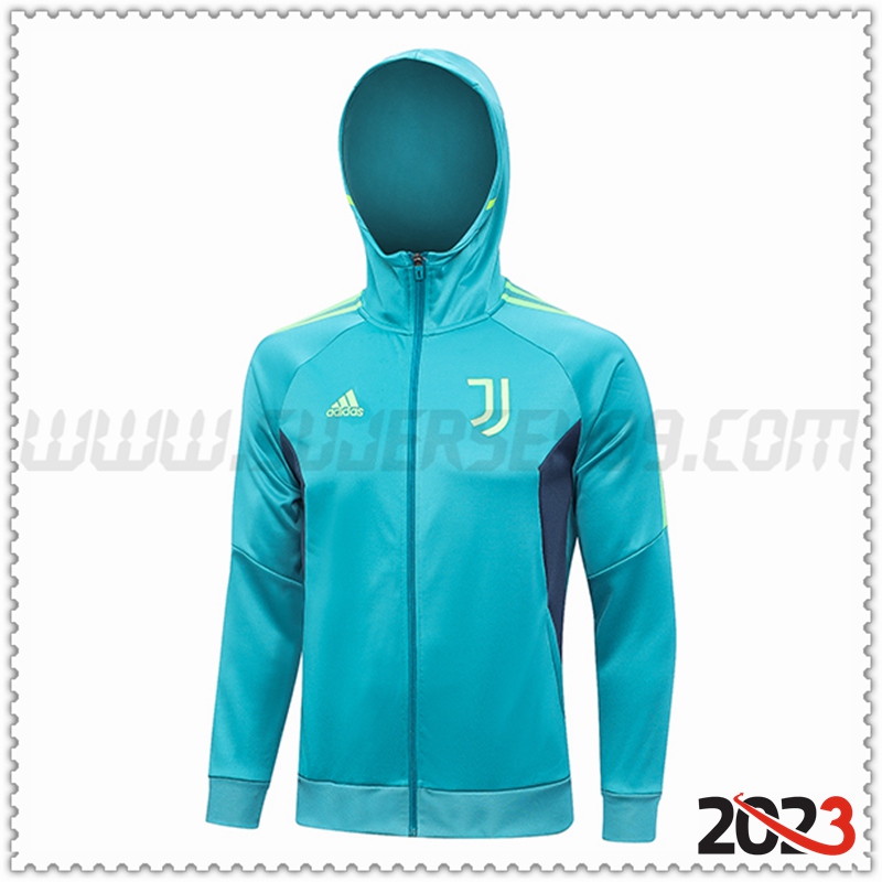 Chaqueta Con Capucha Juventus Verde 2023 2024