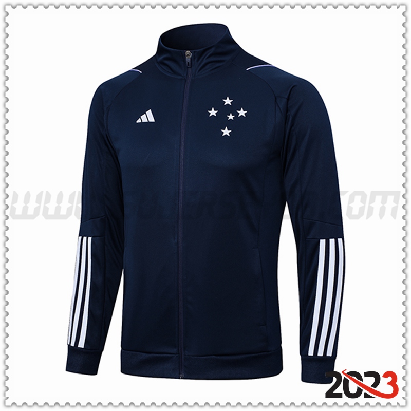 Chaquetas Futbol Cruzeiro EC Azul marino 2023 2024