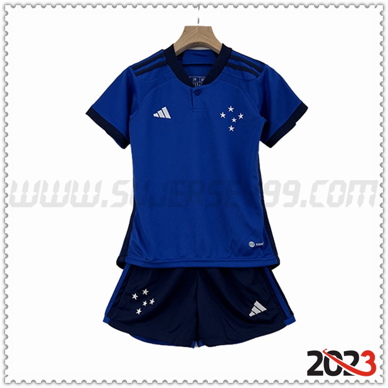 Primera Equipacion del Cruzeiro Ninos 2023 2024