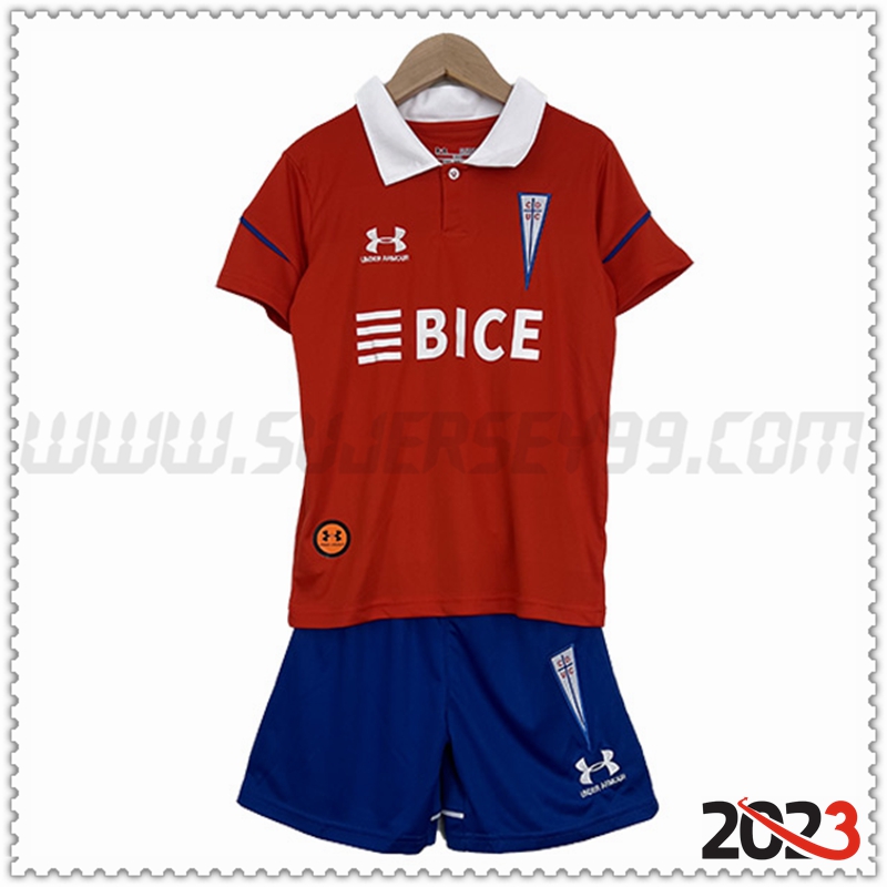 Segunda Equipacion del Deportivo Universidad Catolica Ninos 2023 2024