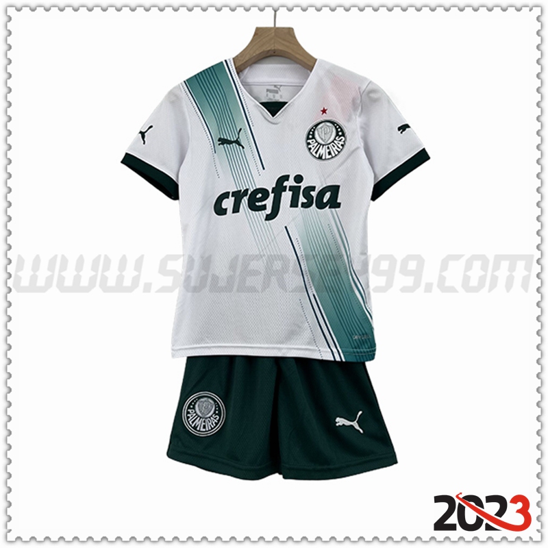 Segunda Equipacion del Palmeiras Ninos 2023 2024