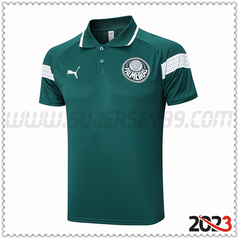 Camiseta Polo Palmeiras Verde 2023 2024