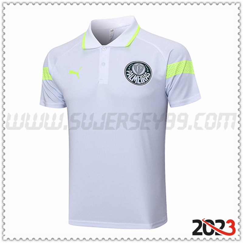 Camiseta Polo Palmeiras Gris 2023 2024 -02