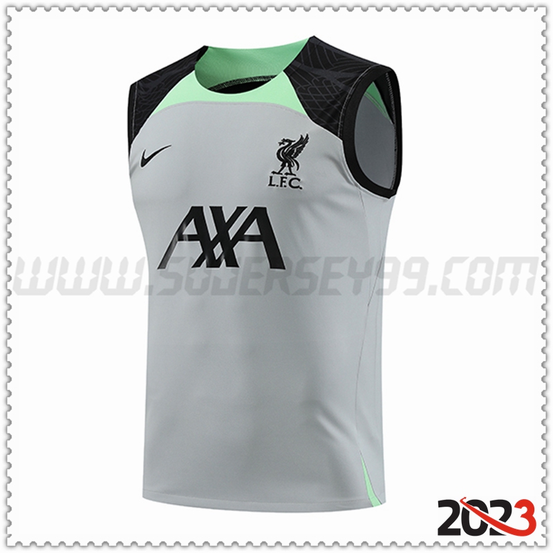 Chalecos De Futbol FC Liverpool Gris 2023 2024 -02