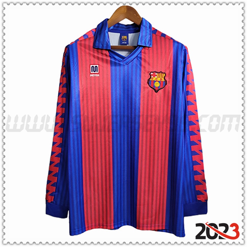 Primera Camiseta Retro FC Barcelona Manga larga 1992/1993