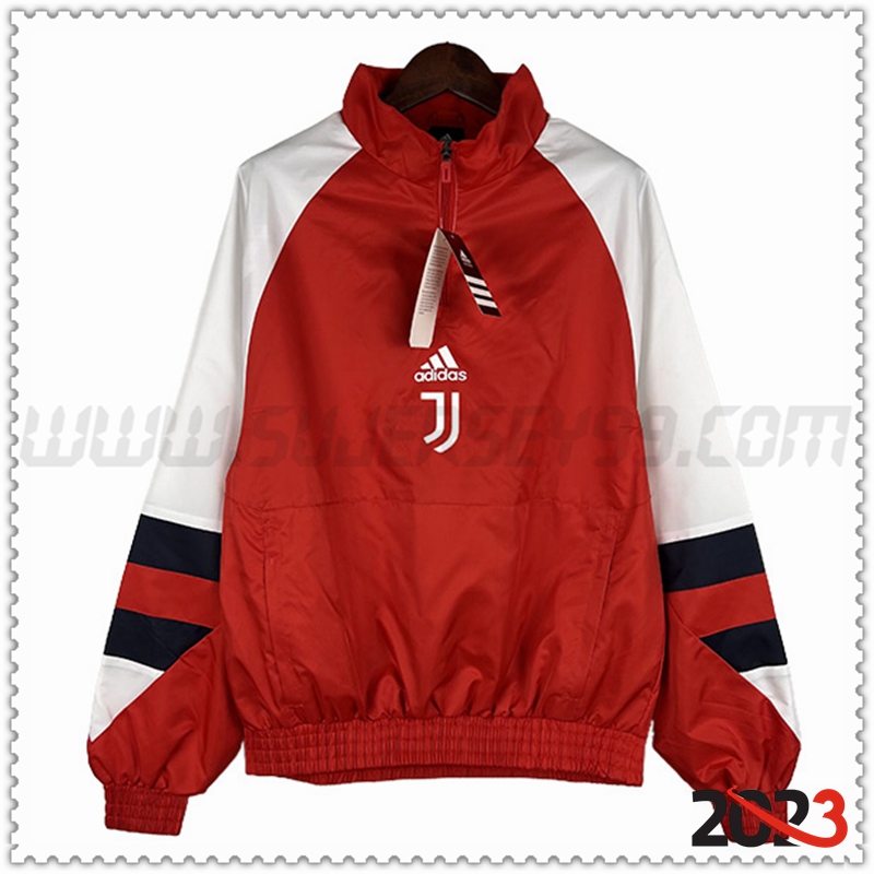 Rompevientos Juventus Rojo 2023 2024