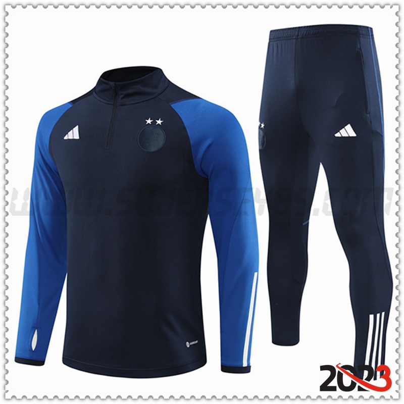 Chandal Futbol Argelia Azul marino 2023 2024