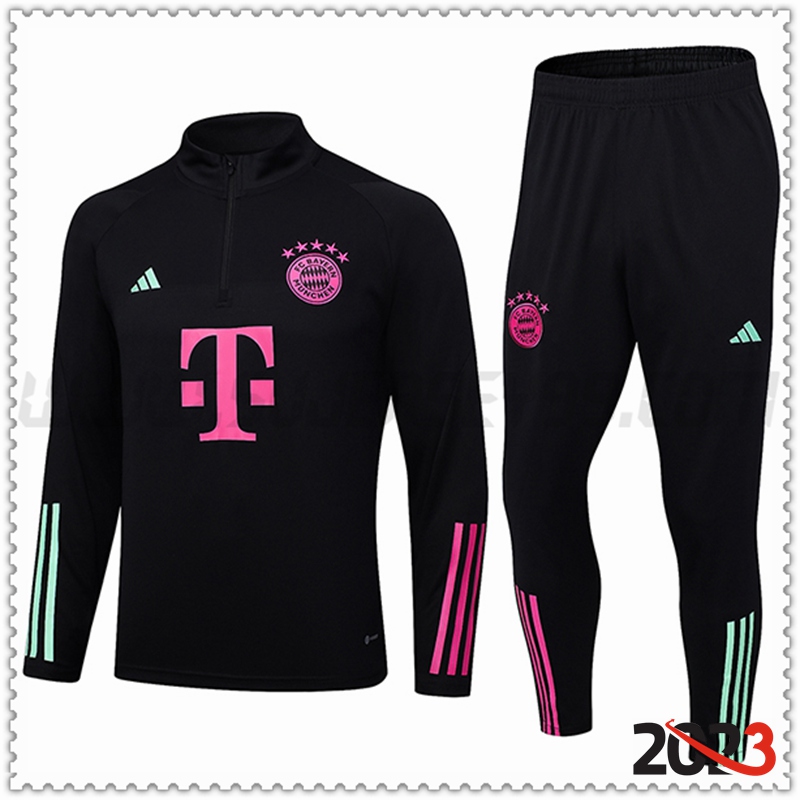 Chandal Futbol Bayern Munich Negro 2023 2024 -02