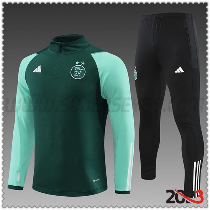 Chandal Futbol Argelia Ninos Verde 2023 2024