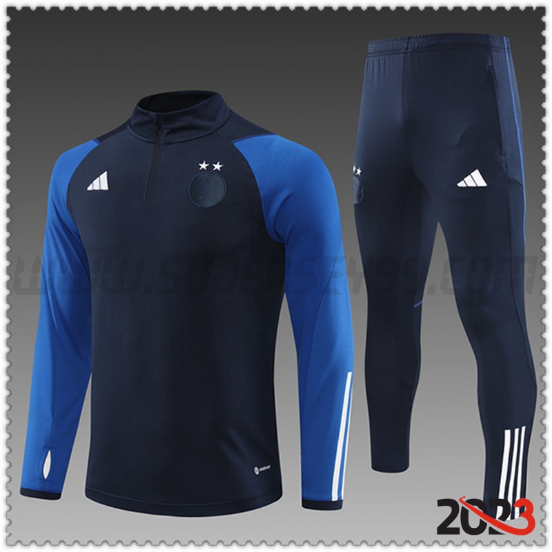 Chandal Futbol Argelia Ninos Azul marino 2023 2024