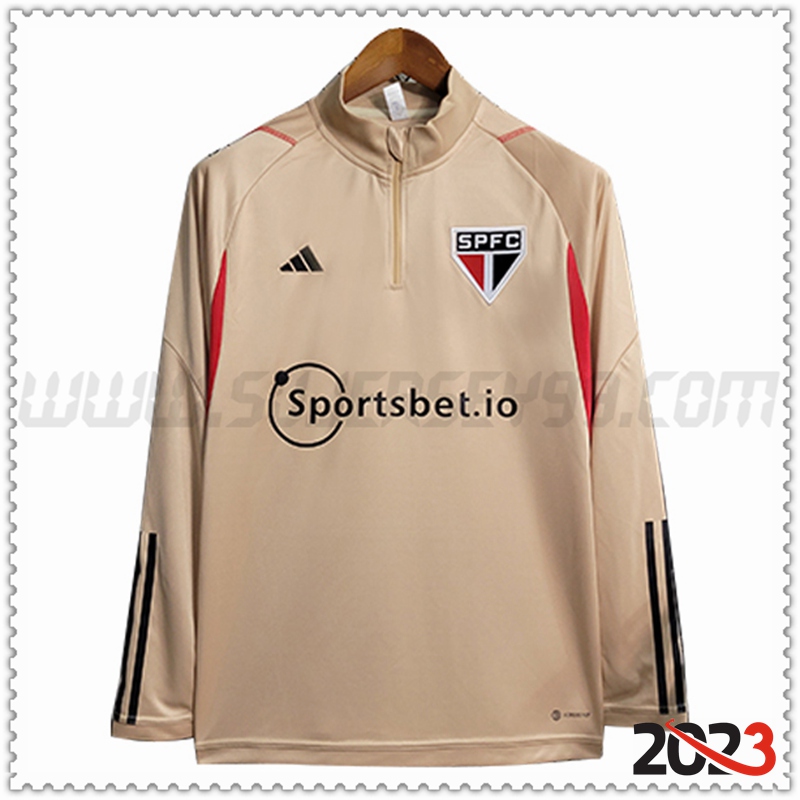 Sudadera Entrenamiento Sao Paulo FC Marrón 2023 2024