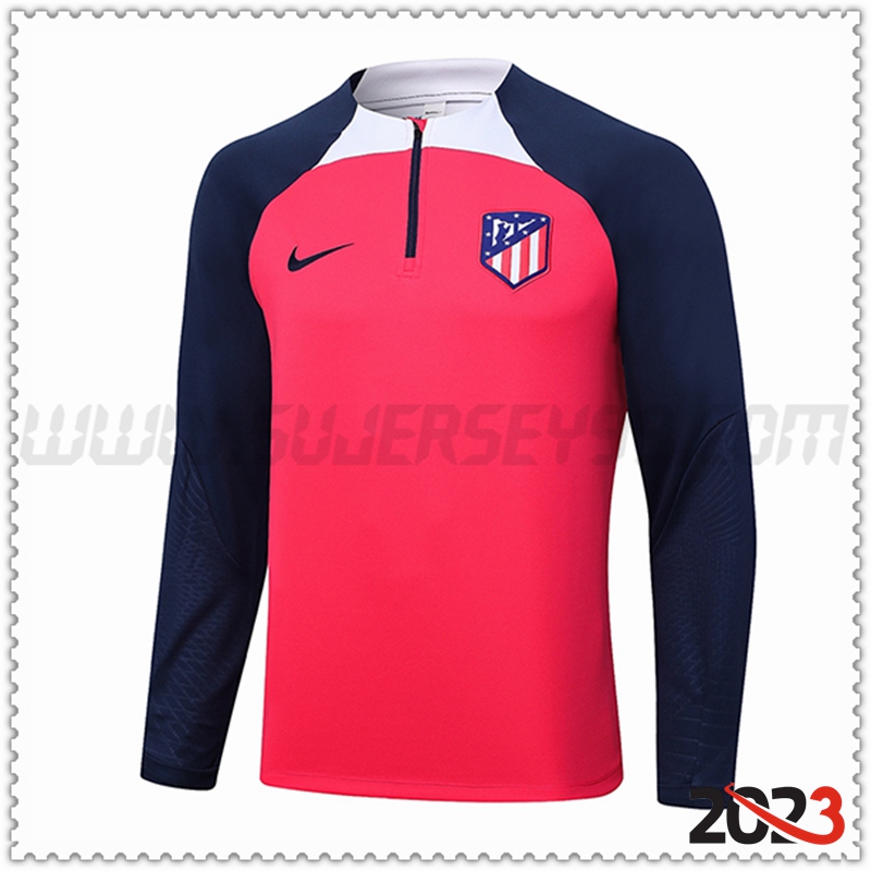 Sudadera Entrenamiento Atletico Madrid Rojo 2023 2024