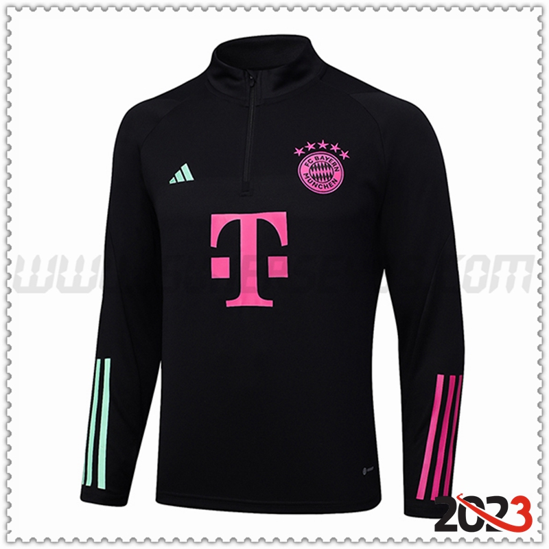 Sudadera Entrenamiento Bayern Munich Negro 2023 2024