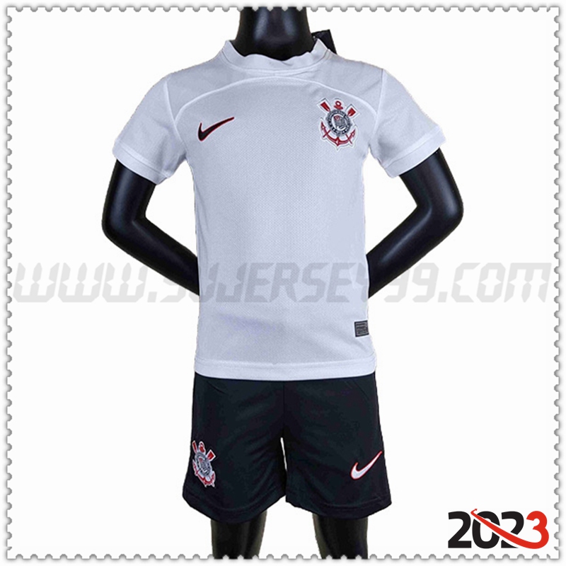 Primera Equipacion del Corinthians Ninos 2023 2024