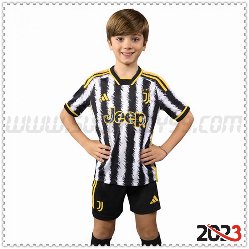 Primera Equipacion del Juventus Ninos 2023 2024
