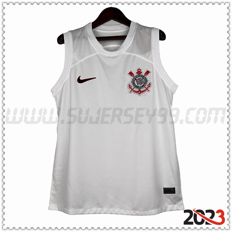 Chalecos De Futbol Corinthians Blanco 2023 2024 -02