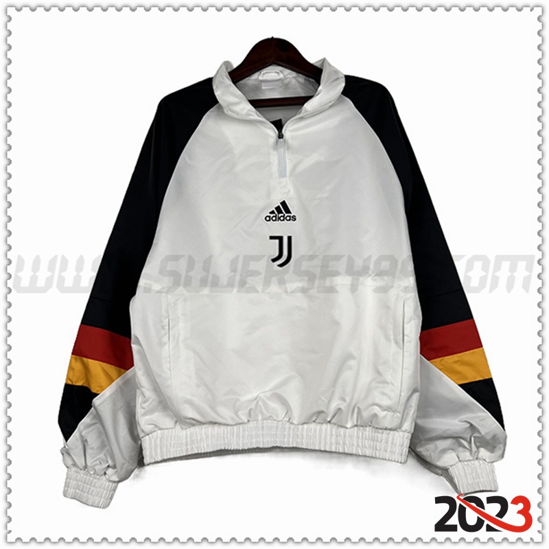 Rompevientos Juventus Blanco 2023 2024