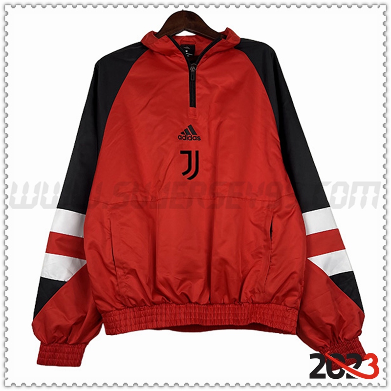 Rompevientos Juventus Rojo 2023 2024 -02