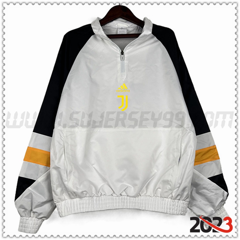 Rompevientos Juventus Blanco 2023 2024 -02