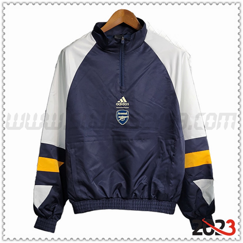 Rompevientos Arsenal Azul marino 2023 2024 -03