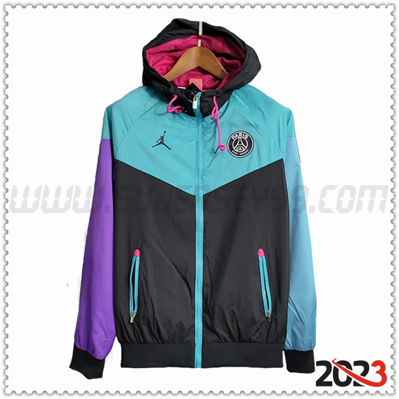 Rompevientos Jordan Azul/Negro 2023 2024