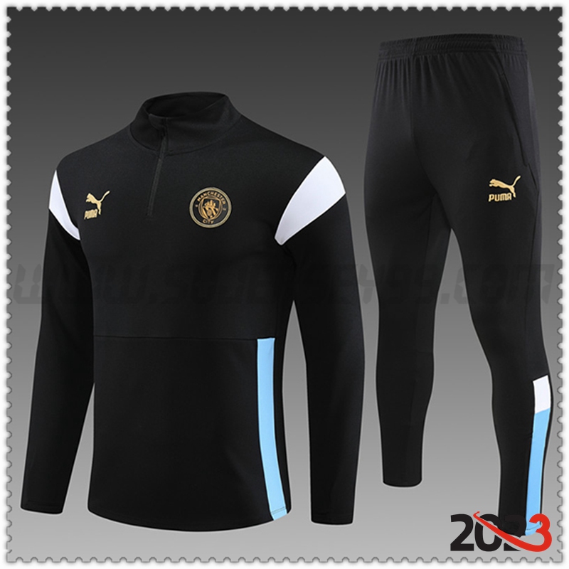 Chandal Futbol Manchester City Ninos Negro 2023 2024