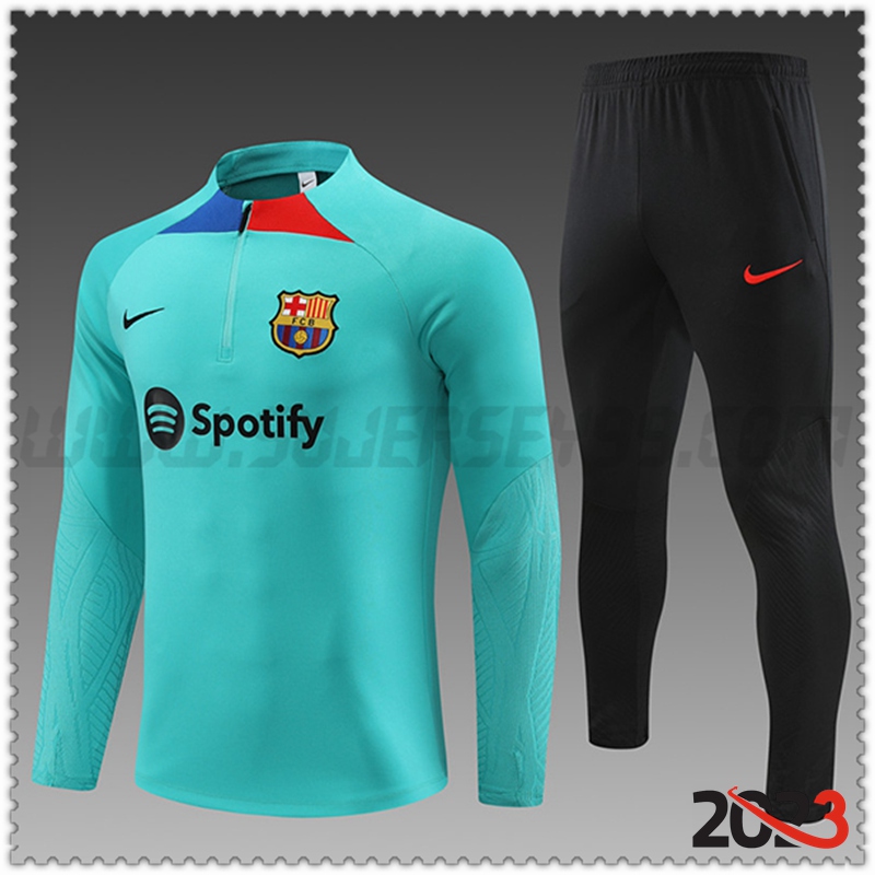 Chandal Futbol FC Barcelona Ninos Verde 2023 2024 -02