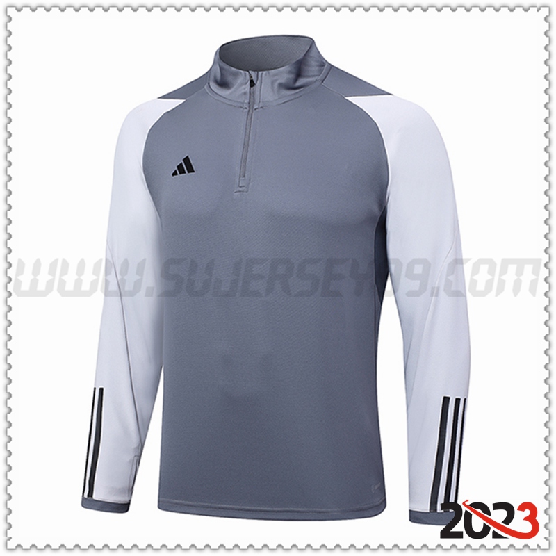 Sudadera Entrenamiento Adidas Gris 2023 2024
