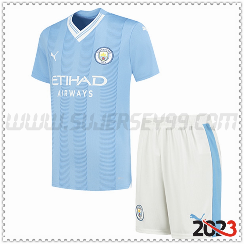Primera Equipacion del Manchester City Ninos 2023 2024