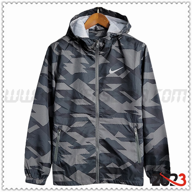 Rompevientos Nike Gris Oscuro 2023 2024