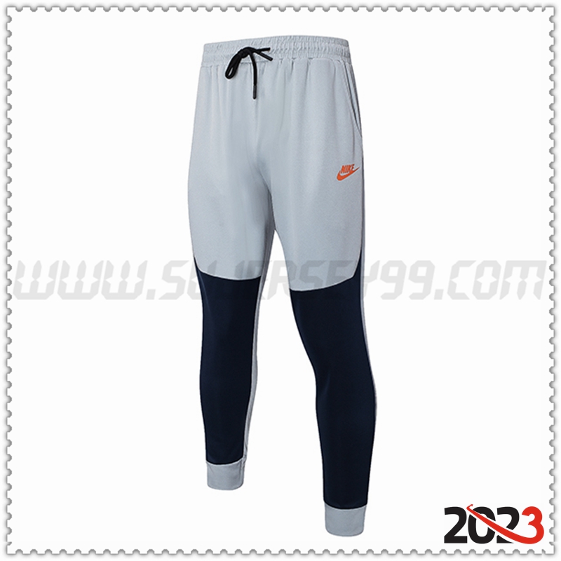 Pantalon Entrenamiento Nike Gris/Azul 2023 2024