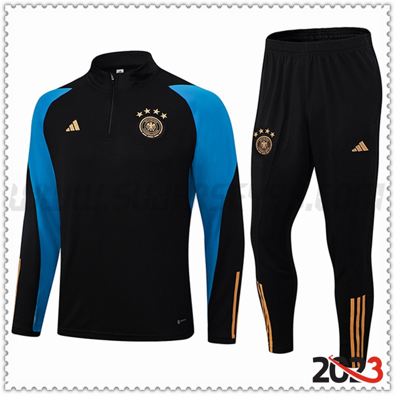 Chandal Futbol Alemania Negro 2023 2024 -02