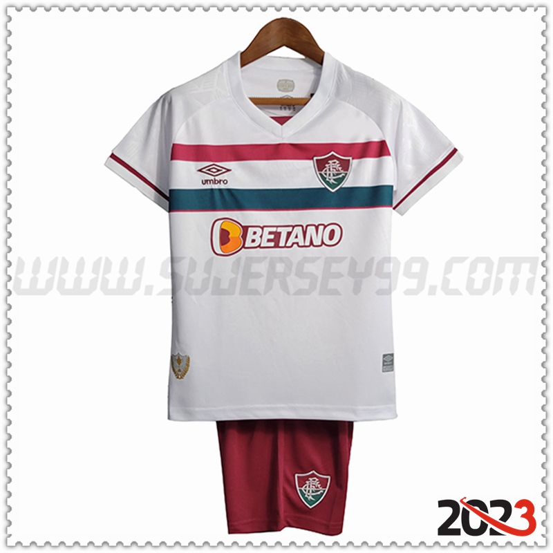Segunda Equipacion del Fluminense Ninos 2023 2024
