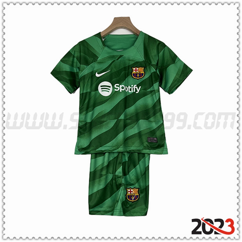 Equipacion del Portero FC Barcelona Ninos 2023 2024