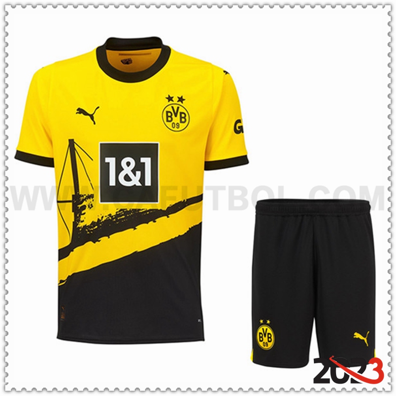 Primera Equipacion del Dortmund BVB + Pantalones Cortos 2023 2024