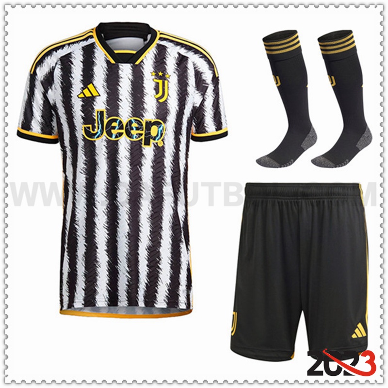 Primera Equipacion del Juventus (Pantalones + Calcetines) 2023 2024