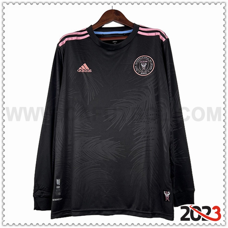 Segunda Camiseta Futbol Inter Miami CF Manga larga 2023 2024
